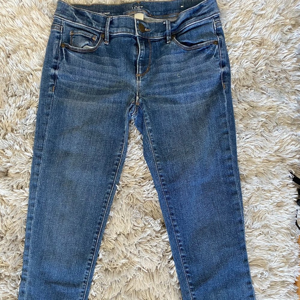 LOFT Cropped Jeans